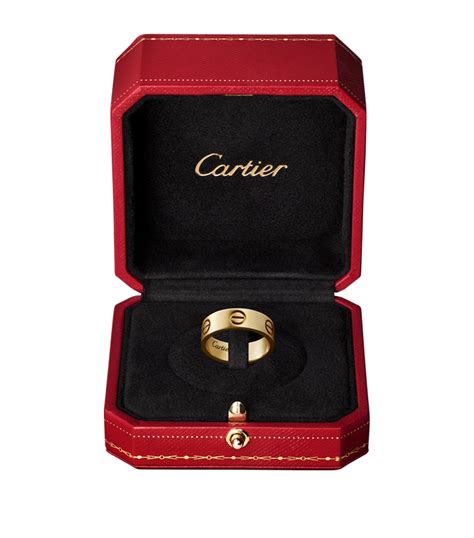 cartier love yellow gold ring|cartier love ring price.